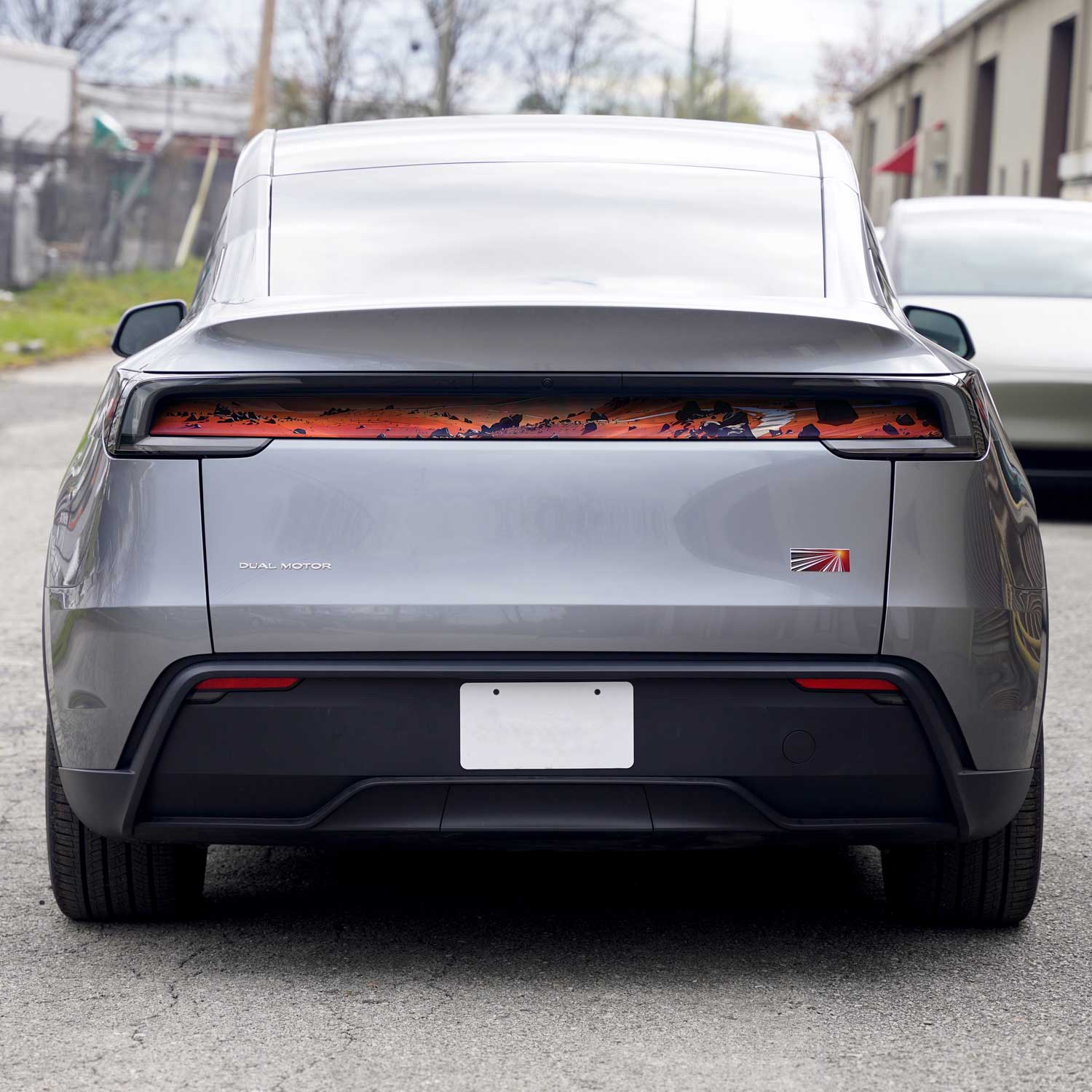 Tesla Model Y Juniper Liftgate Reflective Panel Wrap