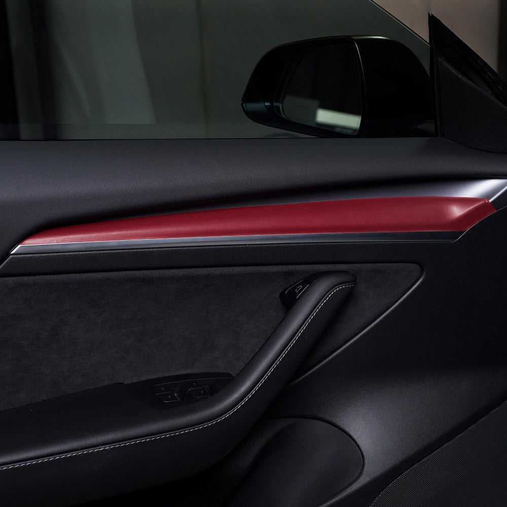 Tesla Model 3 & Y Door Panel Trim Vinyl Wrap