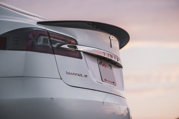 Tesla Model S Carbon Fiber High Performance Rear Spoiler