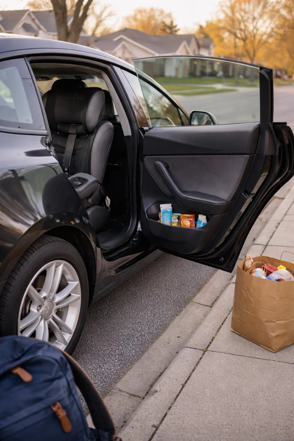 Tesla Model 3 Door Pocket Storage Organizers (Complete Set)