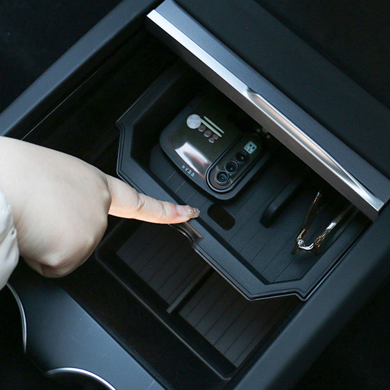 Tesla Model 3 Highland Center Console Eyeglasses Storage Tray