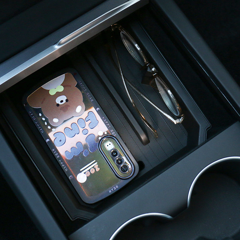 Tesla Model 3 Highland Center Console Eyeglasses Storage Tray