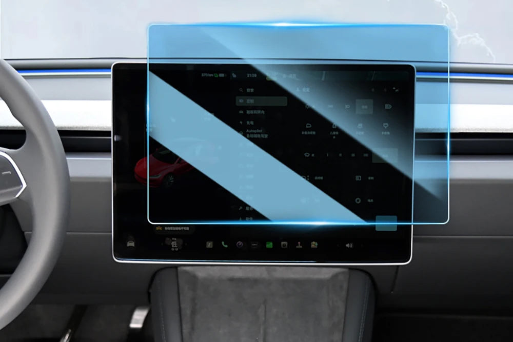 Tesla Model Y Tempered Glass (9H) Anti-Scratch Screen Protector