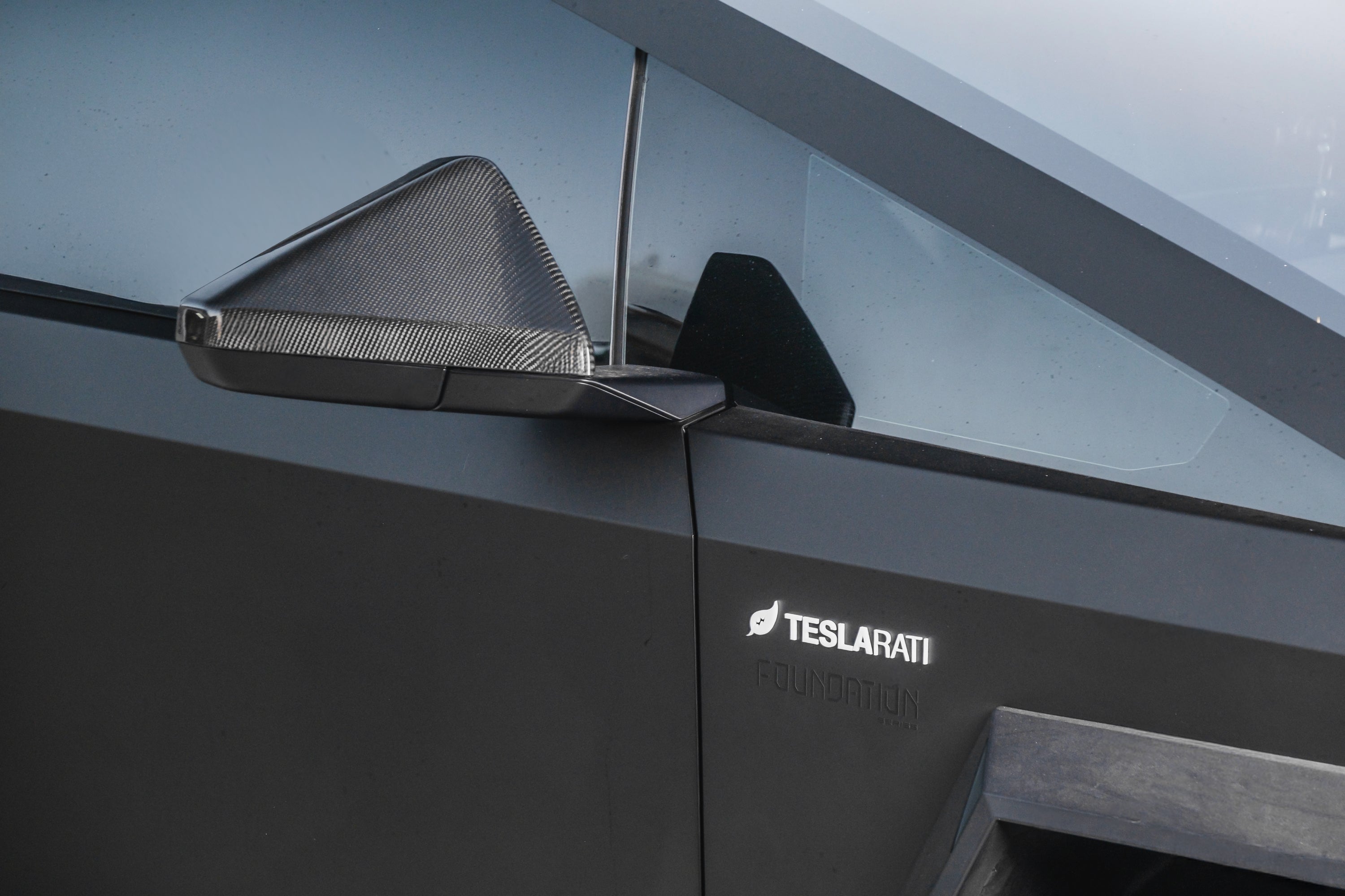 Tesla Cybertruck Genuine Carbon Fiber Mirror Covers