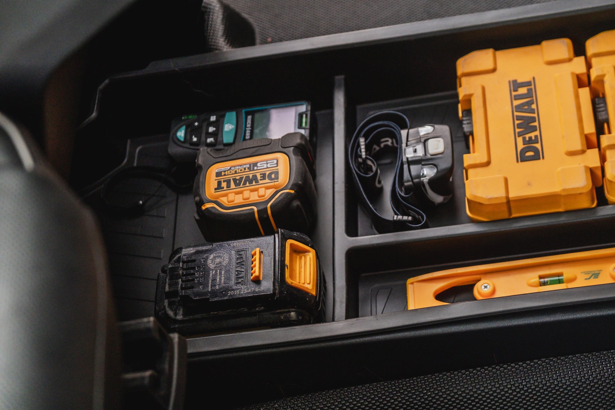 Tesla Cybertruck Center Console Floor Organizer