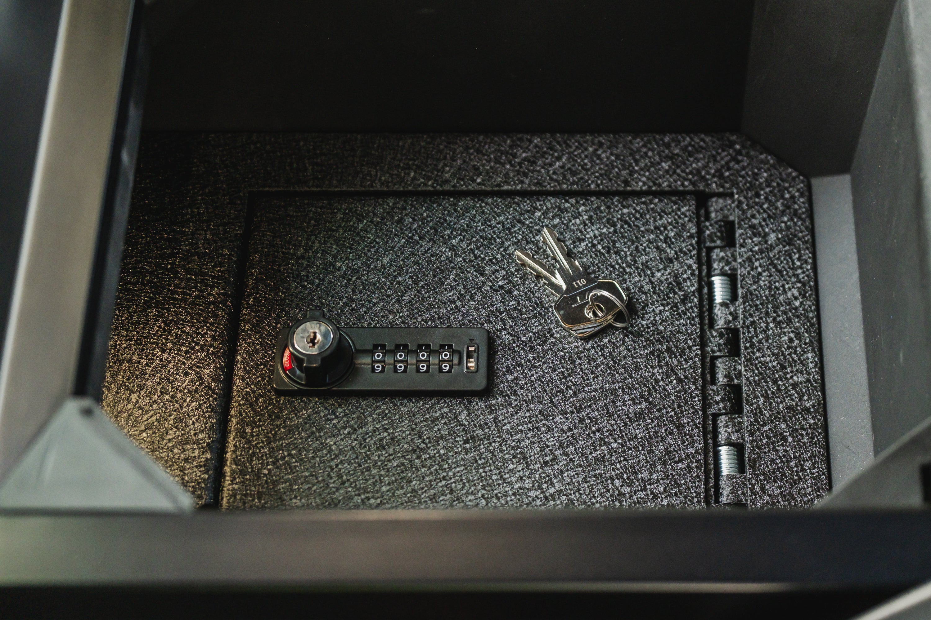 Tesla Cybertruck Center Console Anti-Theft Safe LockBox