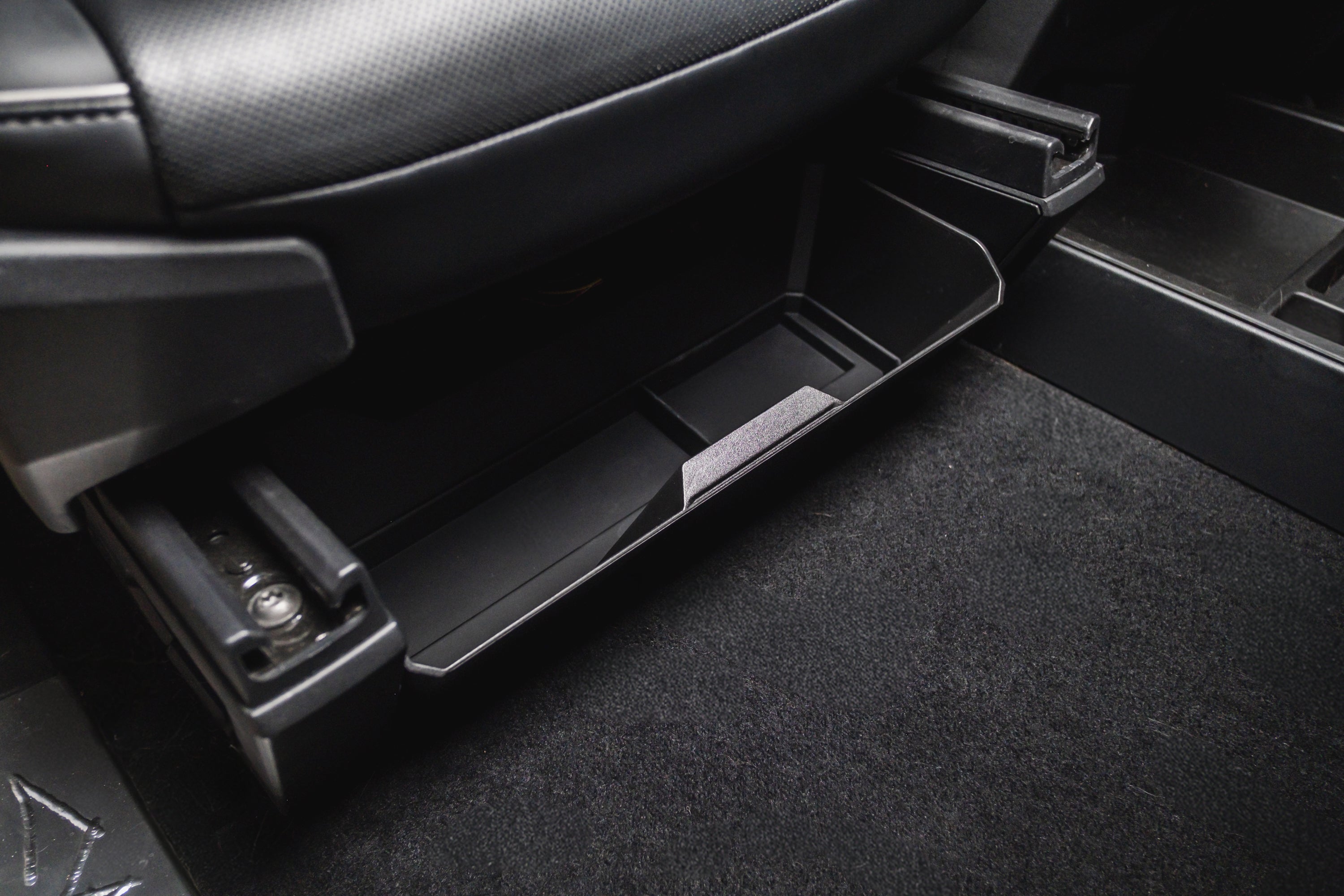 Tesla Cybertruck Front Under Seat Storage Bins