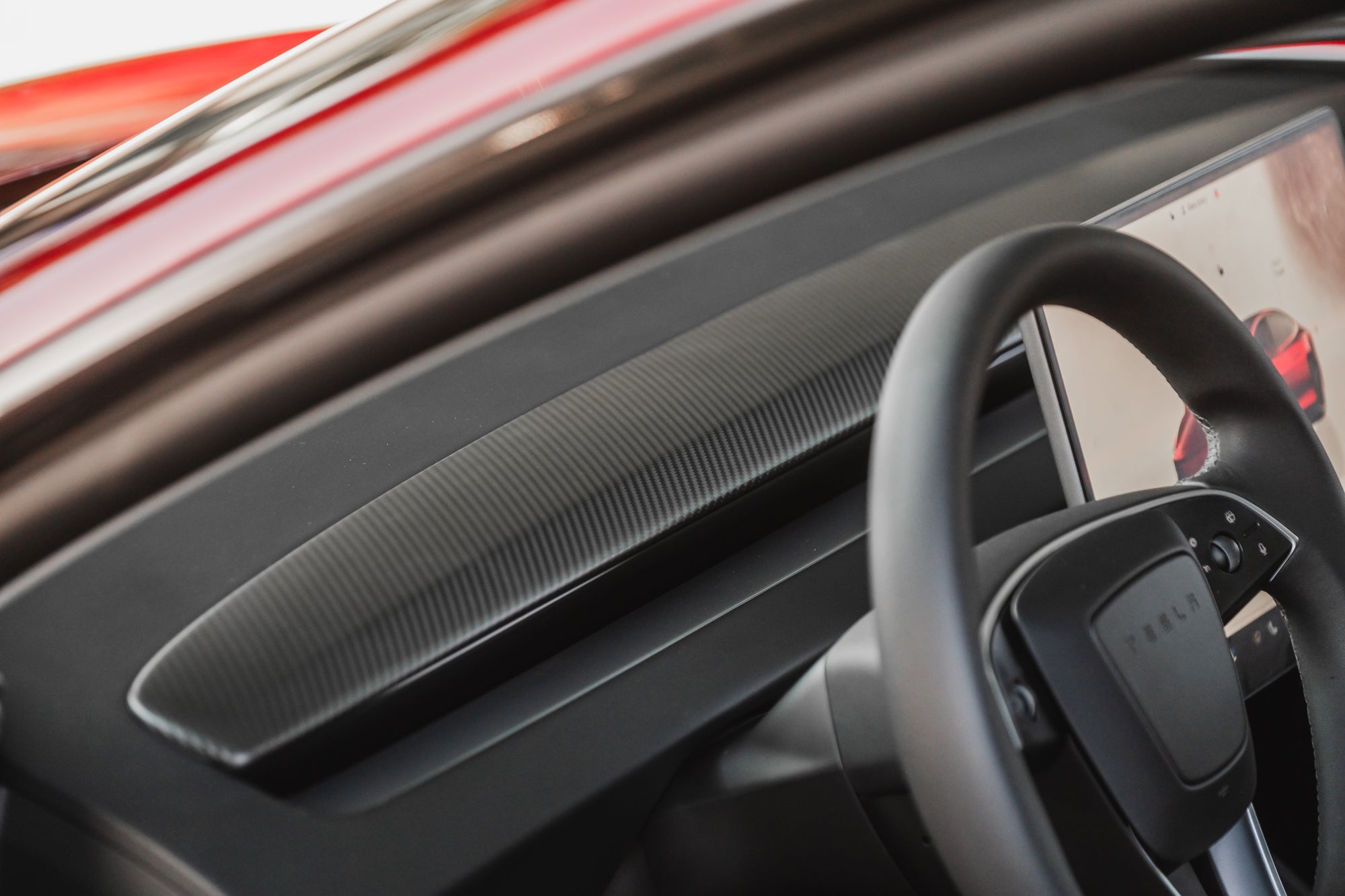 Tesla Model 3 (Highland) Genuine Dry Carbon Fiber Dashboard
