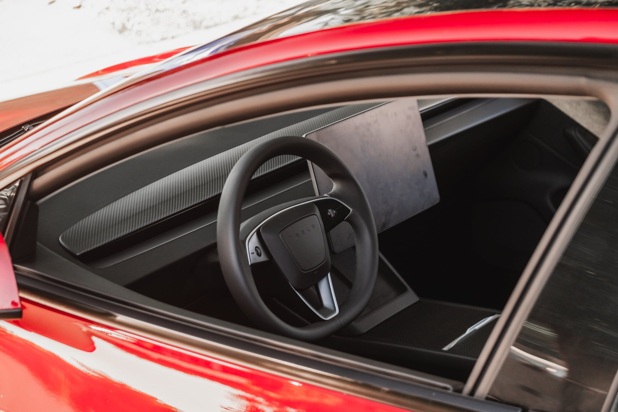 Tesla Model 3 (Highland) Genuine Dry Carbon Fiber Dashboard
