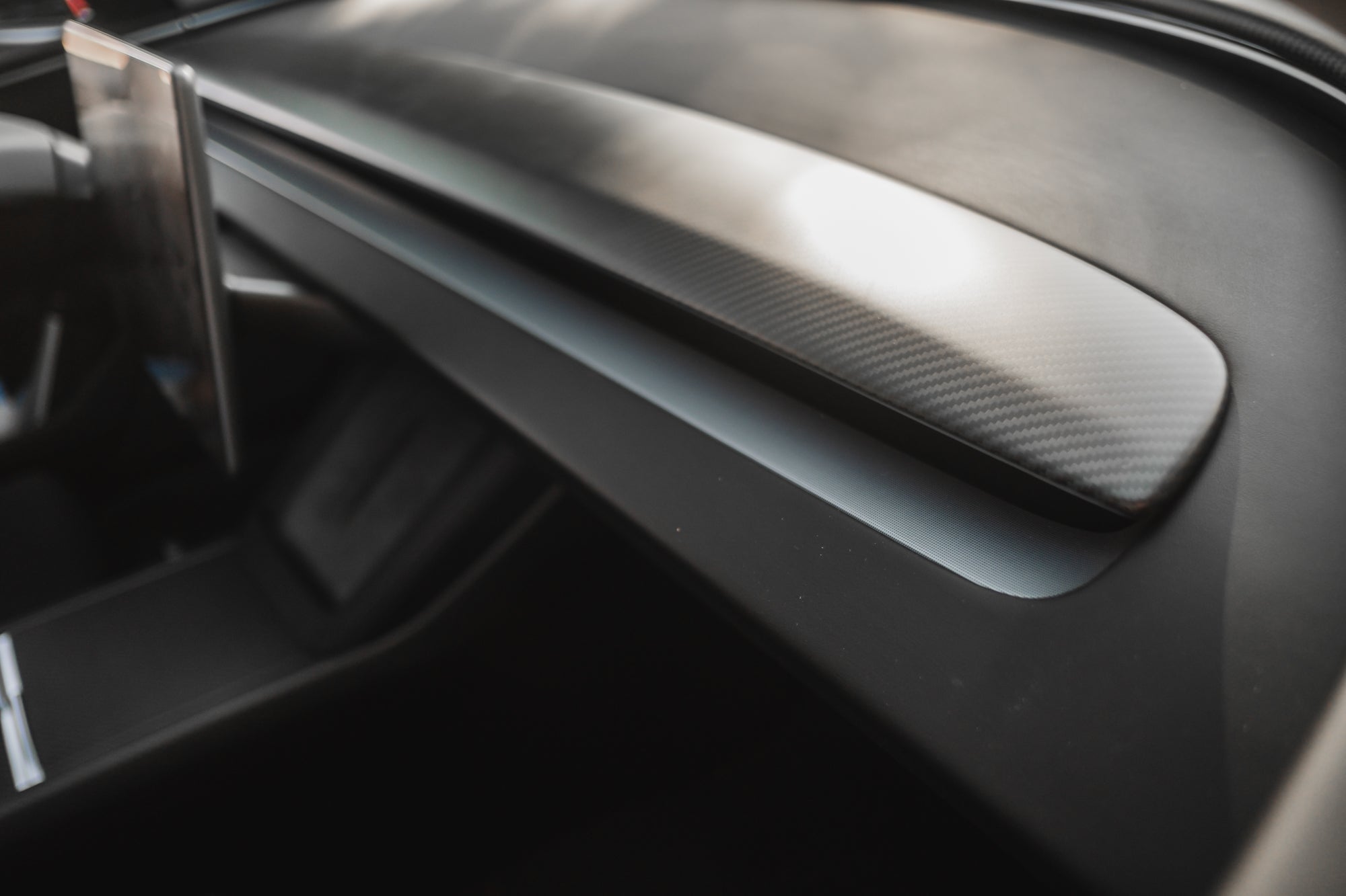 Tesla Model 3 (Highland) Genuine Dry Carbon Fiber Dashboard