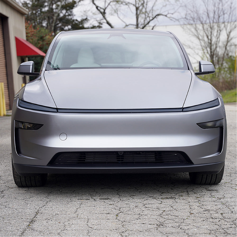 Tesla Model Y PPF Tinted Headlight Protection