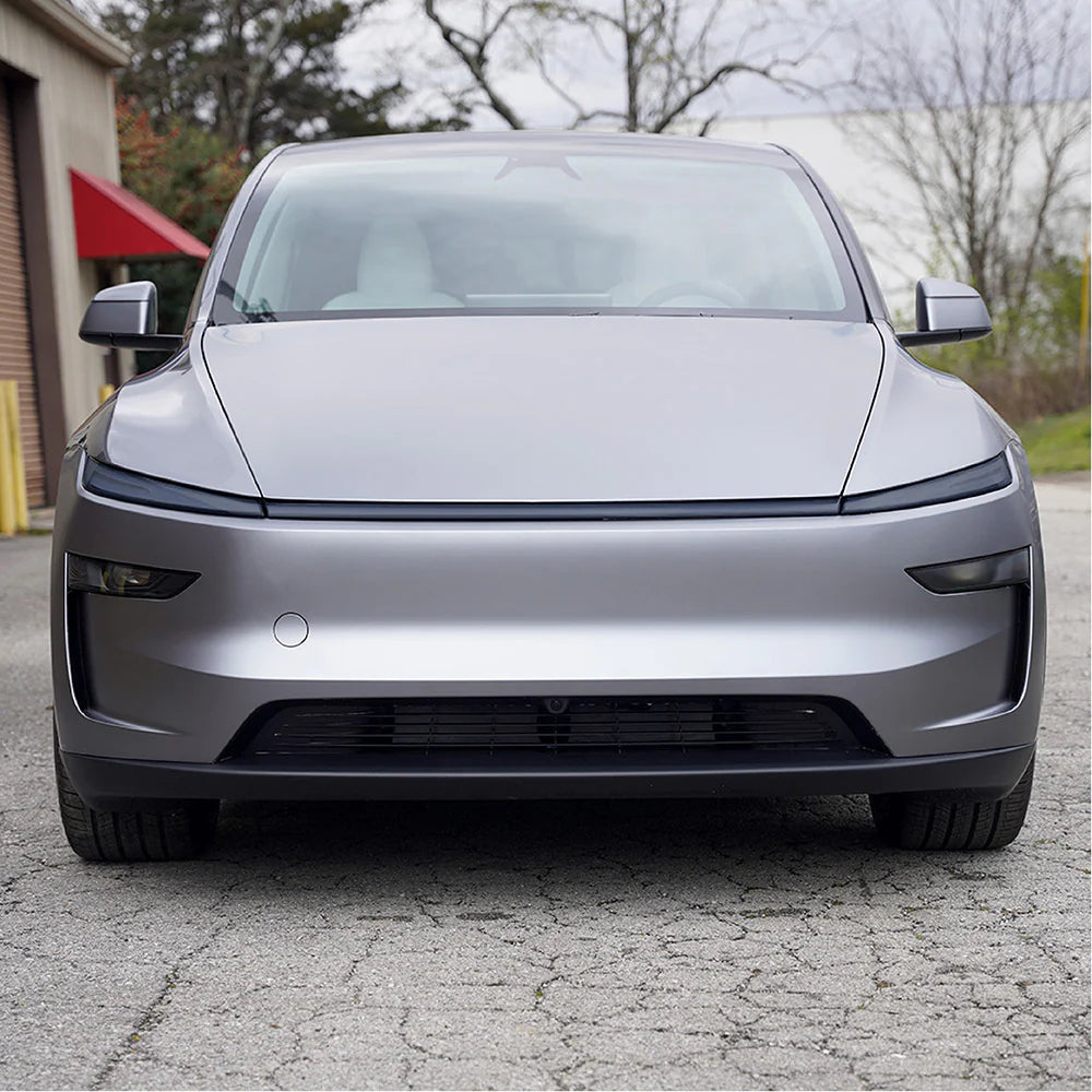 Tesla Model Y PPF Tinted Headlight Protection