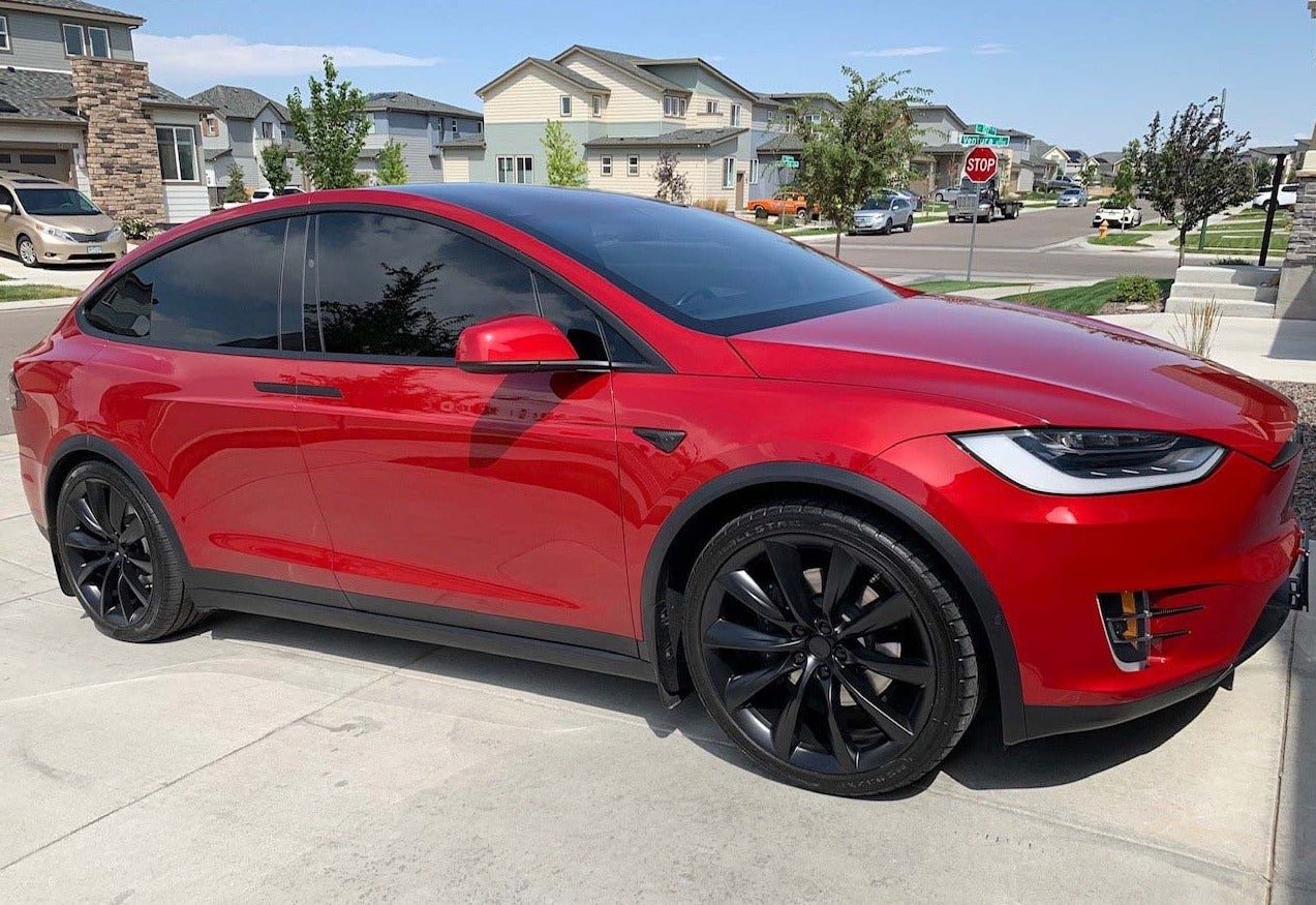 Tesla Model X Chrome Delete kit