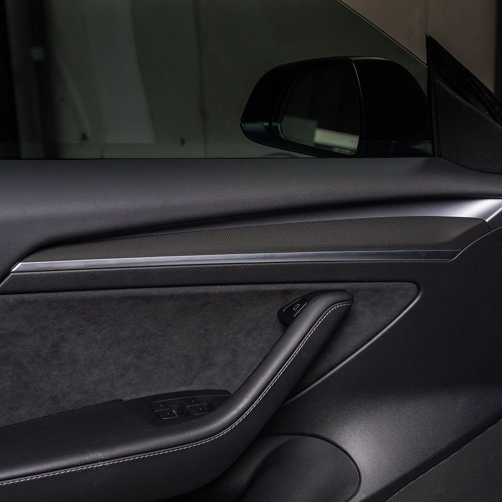 Tesla Model 3 & Y Door Panel Trim Vinyl Wrap