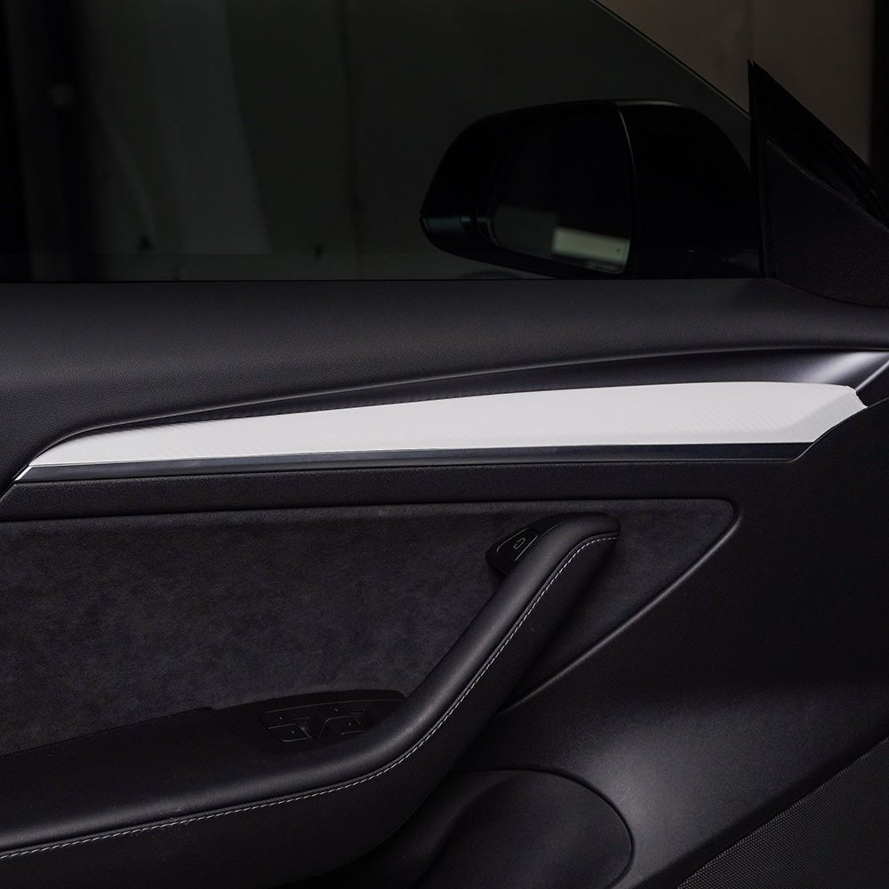 Tesla Model 3 & Y Door Panel Trim Vinyl Wrap