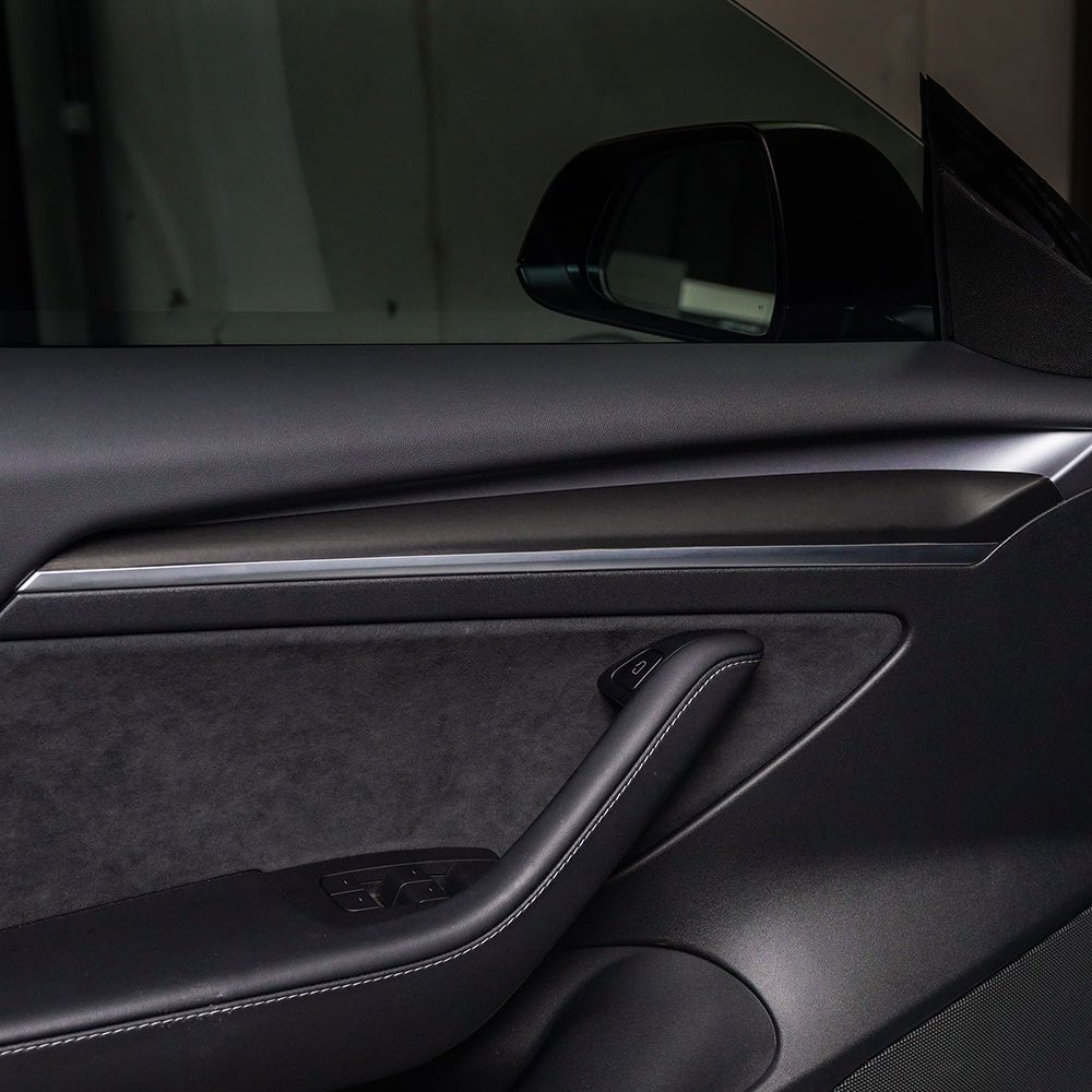 Tesla Model 3 & Y Door Panel Trim Vinyl Wrap