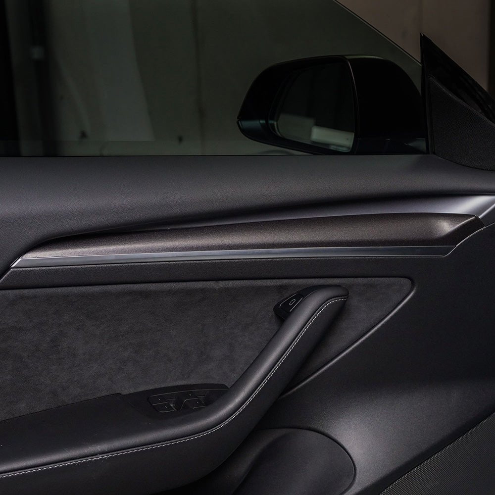 Tesla Model 3 & Y Door Panel Trim Vinyl Wrap