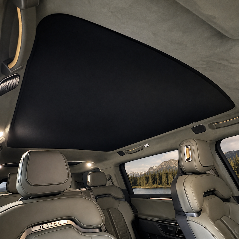 Glass Roof Sunshade for Rivian R1S 2022-2026 (Heat & UV Protection)