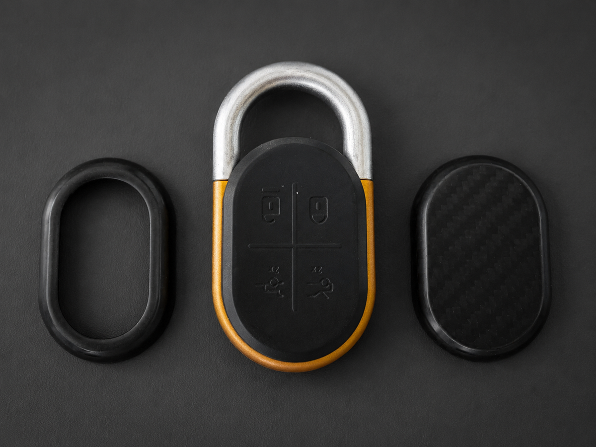 For Real Matte Carbon Fiber Key Fob Cover for Rivian R1T and R1S