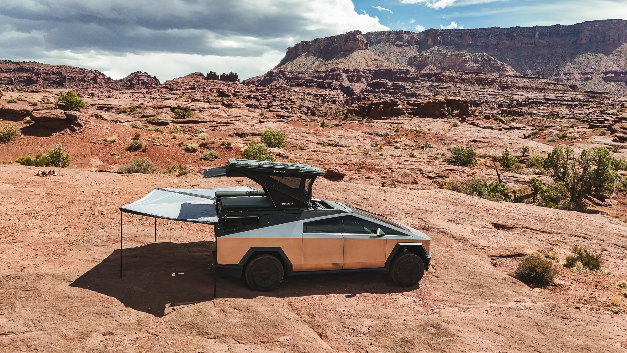 Tesla Cybertruck 270-Degree Free Standing Awning for Camping
