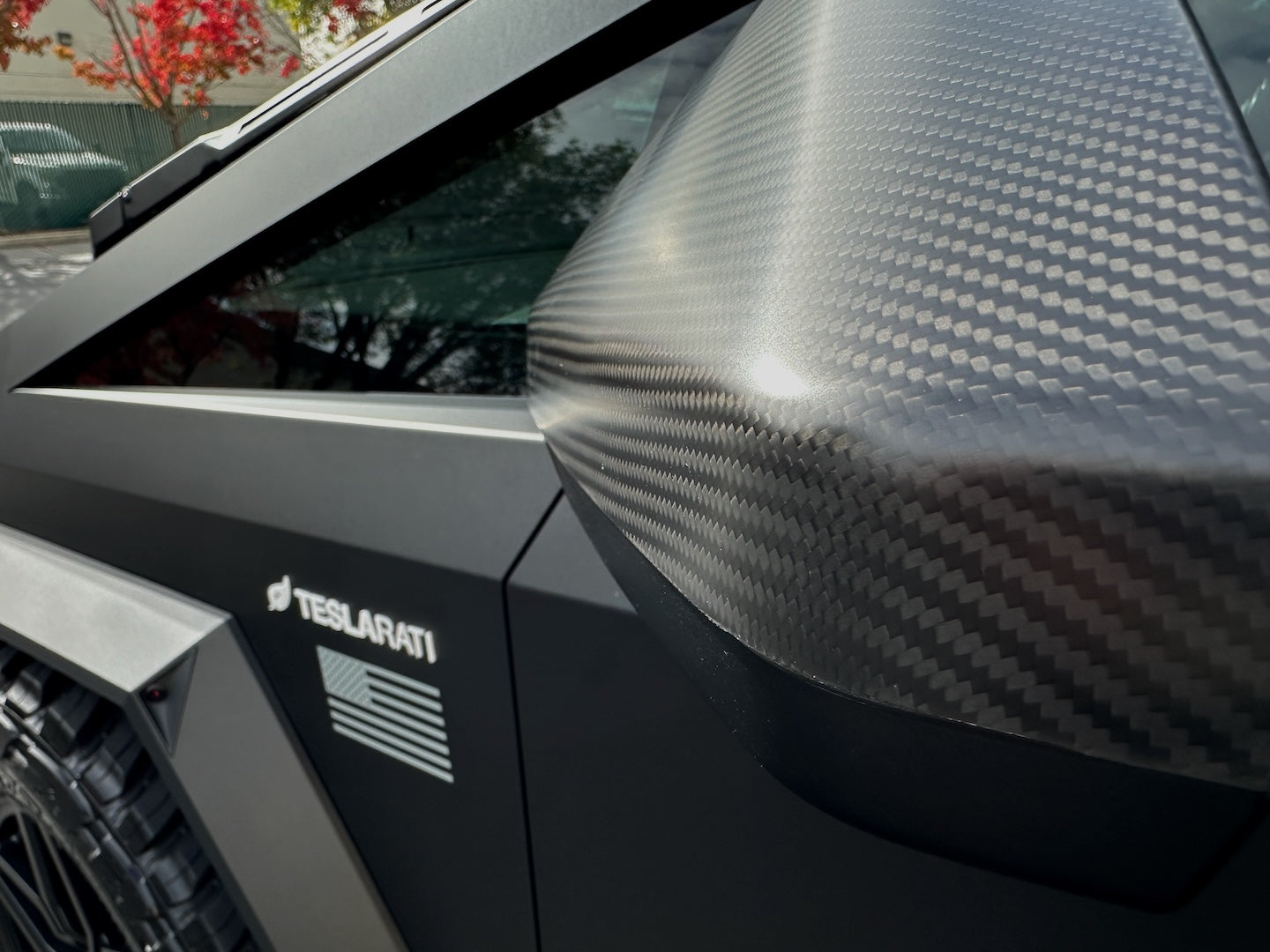 Tesla Cybertruck Genuine Carbon Fiber Mirror Covers