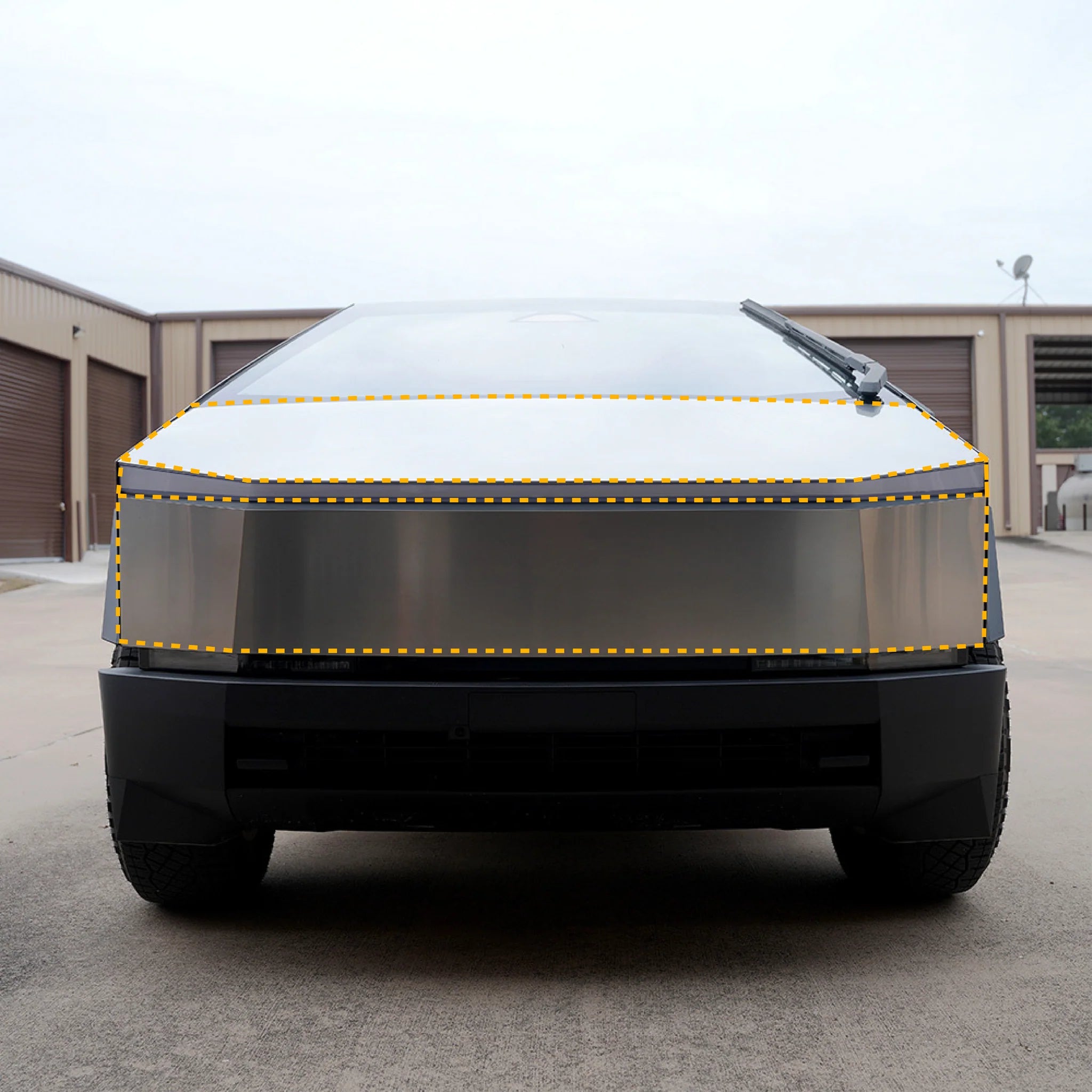 Tesla Cybertruck PPF for Front Bumper and Hood