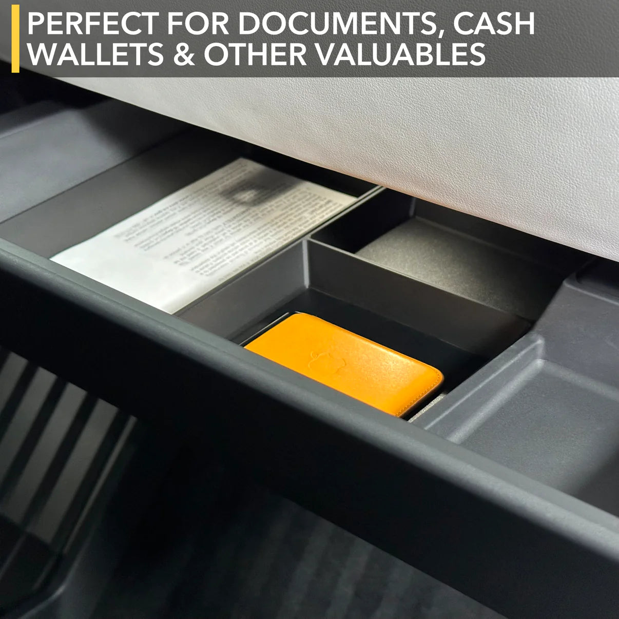 Tesla Cybertruck Glove Box Organizer for Tray Storage Insert
