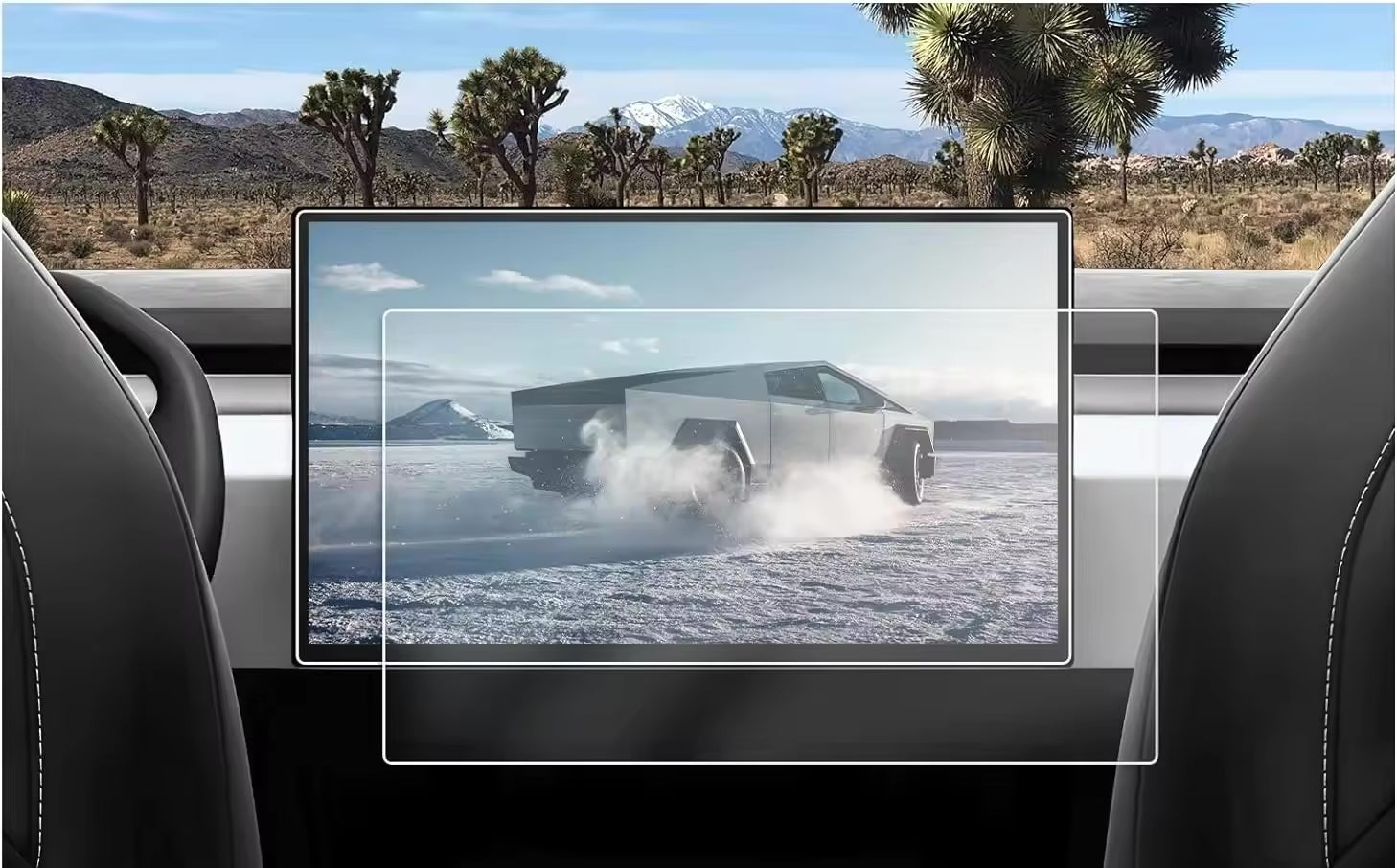 Tesla Cybertruck Screen Protector (9H) Glass Anti-scratch (Front and Rear)