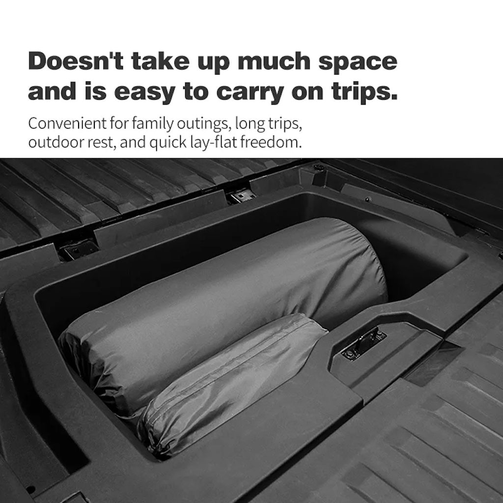 Tesla Cybertruck Self-Inflating Camping Pad for Vault Truck Bed