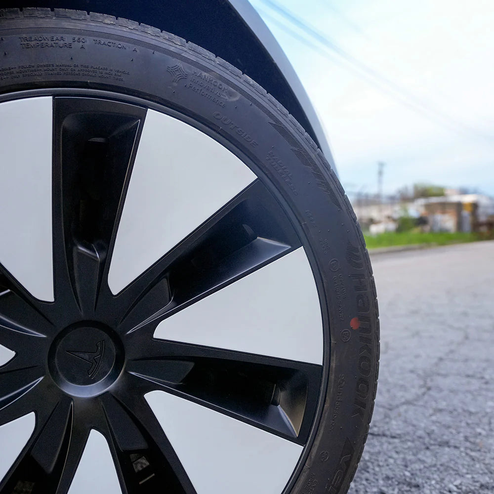 Tesla Model 3 Highland Refresh Photon 18in Wheel Cover Wrap