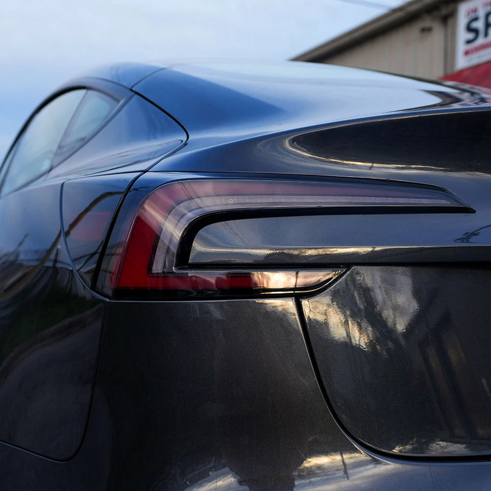 Tesla Model 3 PPF Tinted Taillight Protection