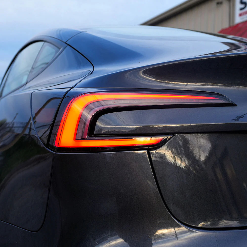 Tesla Model 3 PPF Tinted Taillight Protection