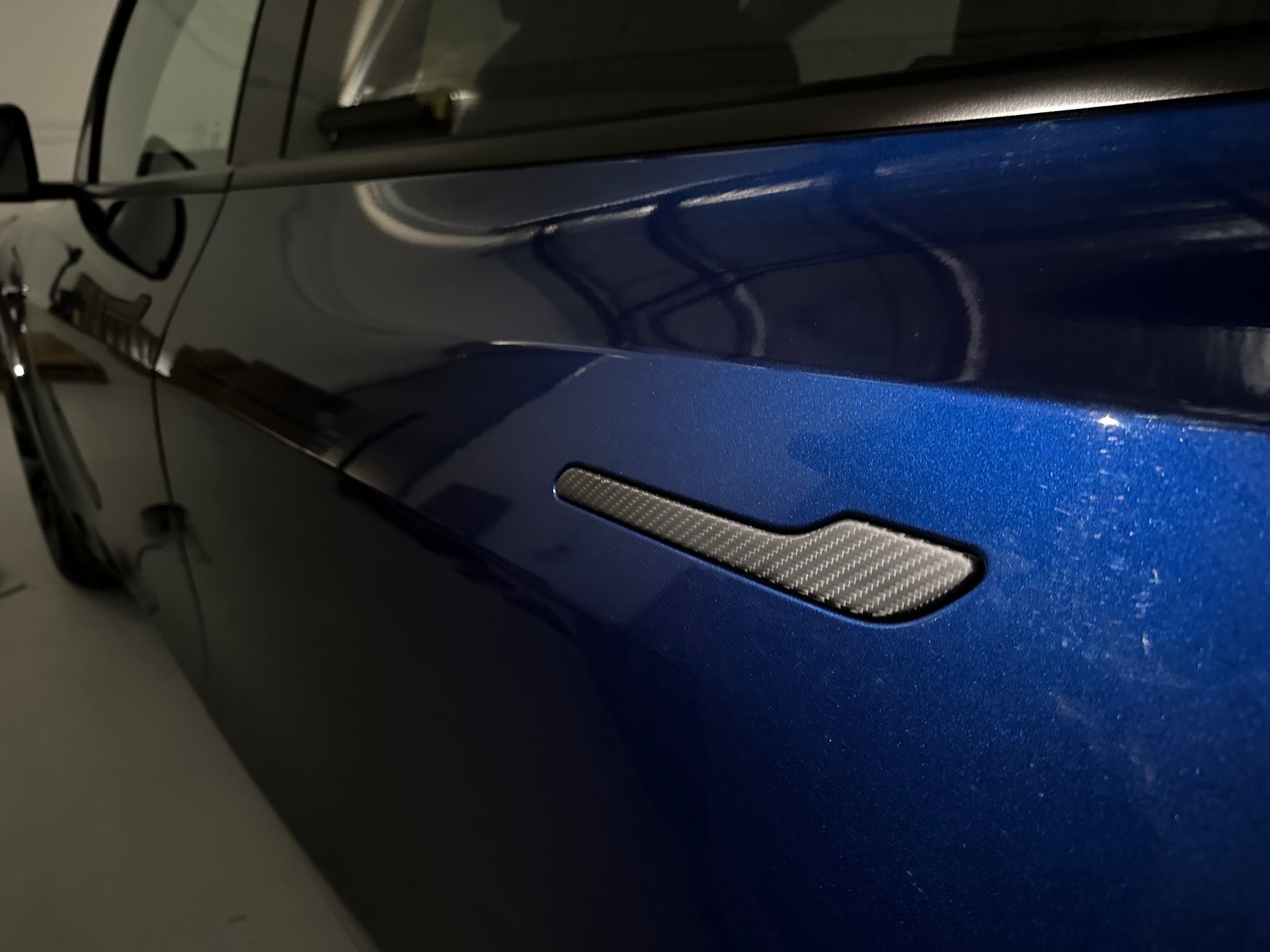 Tesla Model Y & 3 Real Carbon Fiber Door Handle Covers (Full set)