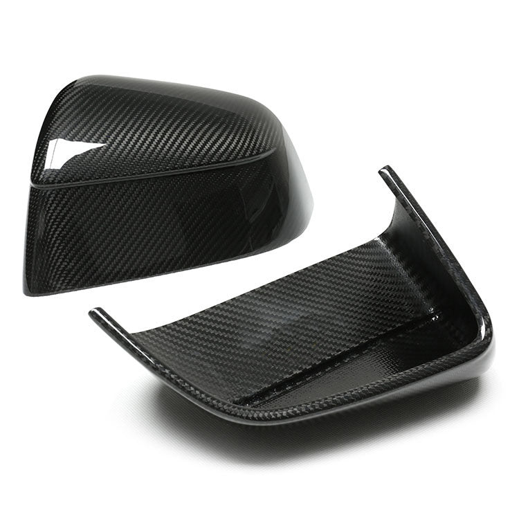 Tesla Model Y Carbon Fiber Mirror Covers (OEM Style)