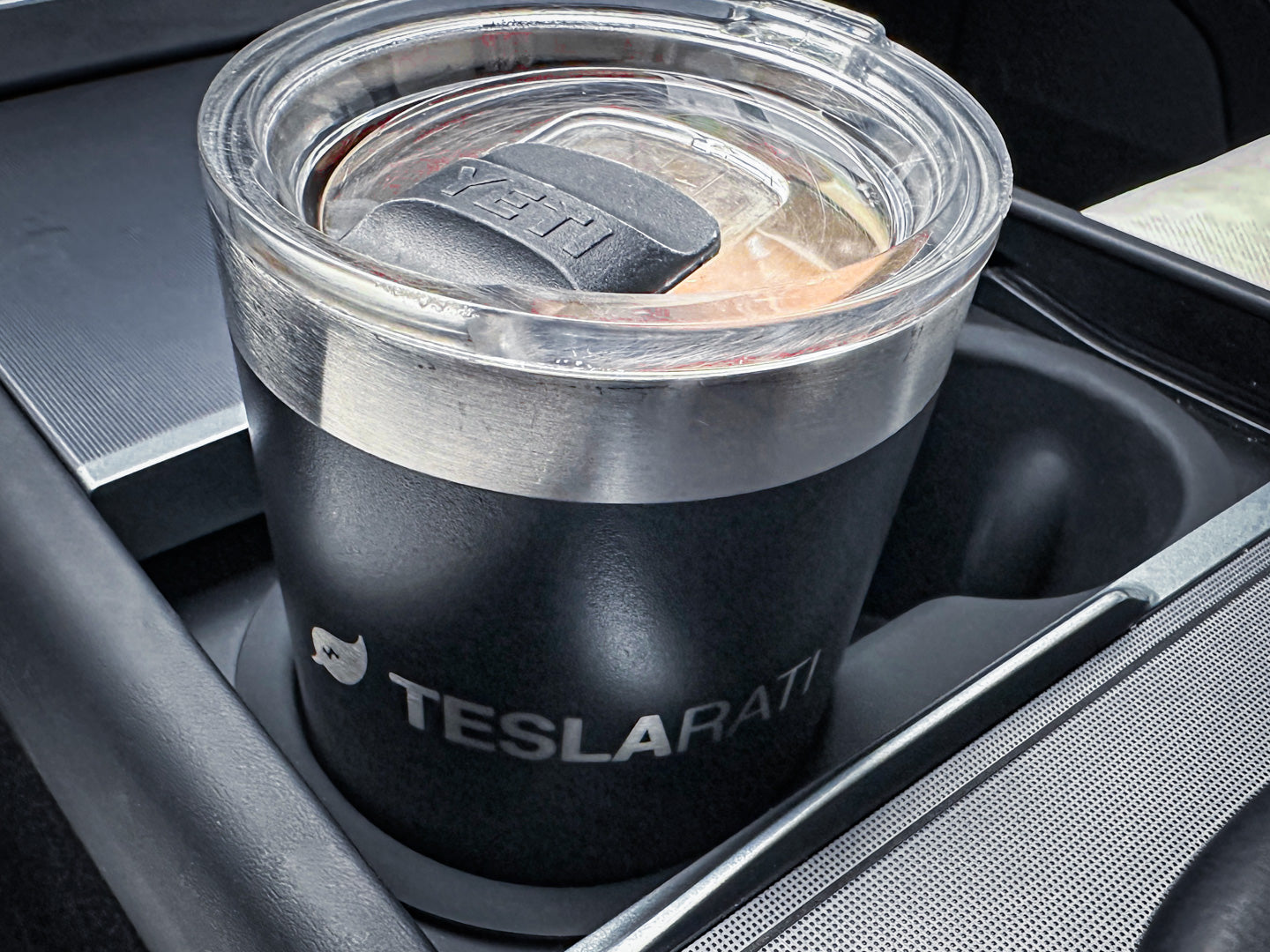 Tesla Model Y Premium Center Console Cup Holder Insert