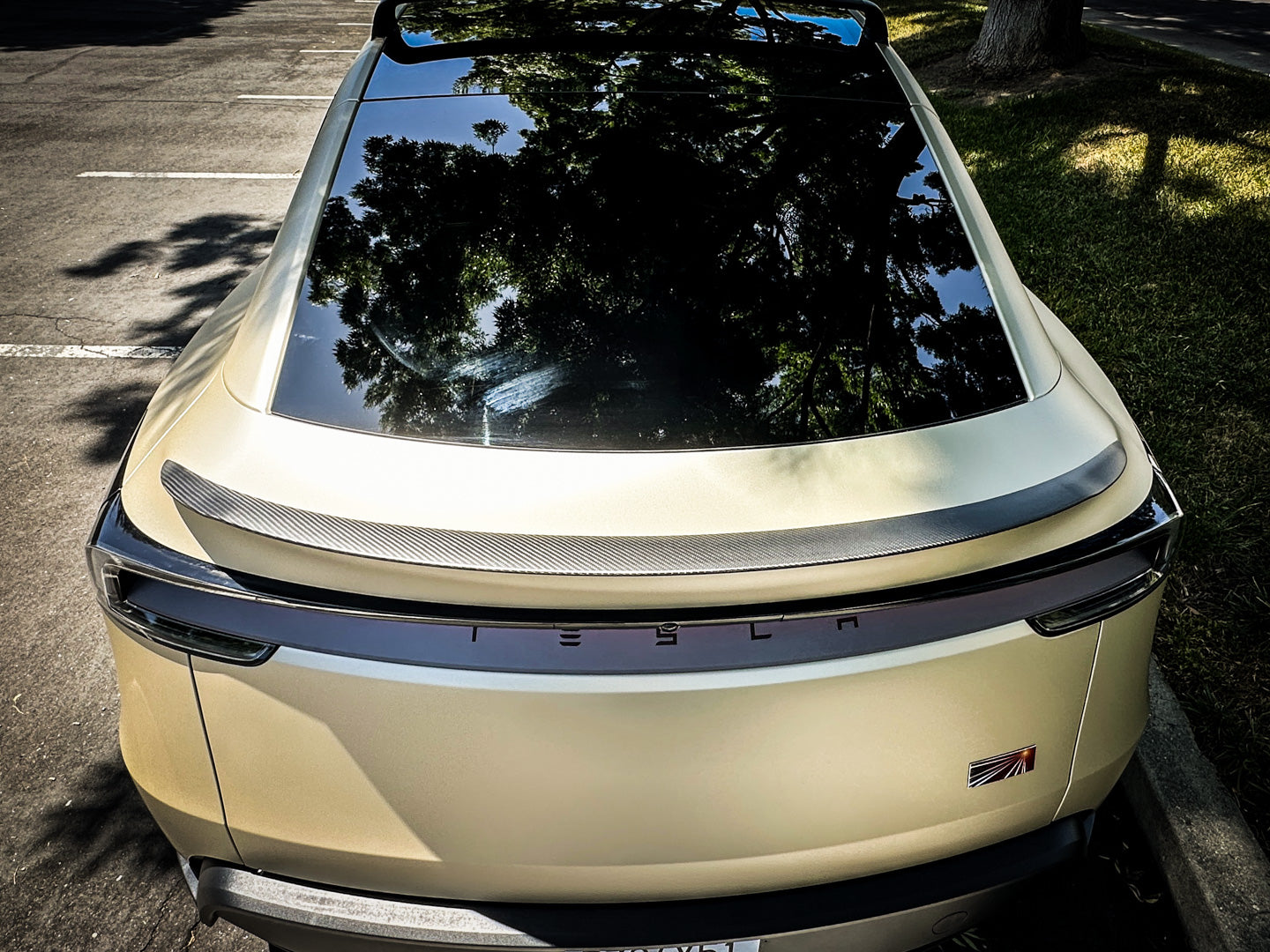 Tesla Model Y Genuine Carbon Fiber Performance Rear Spoiler