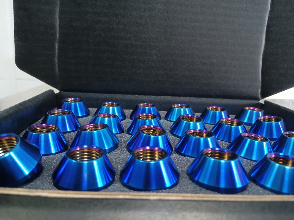 Tesla Cybertruck Titanium Lug Nuts (Grade 5 Ti-6Al-4V)