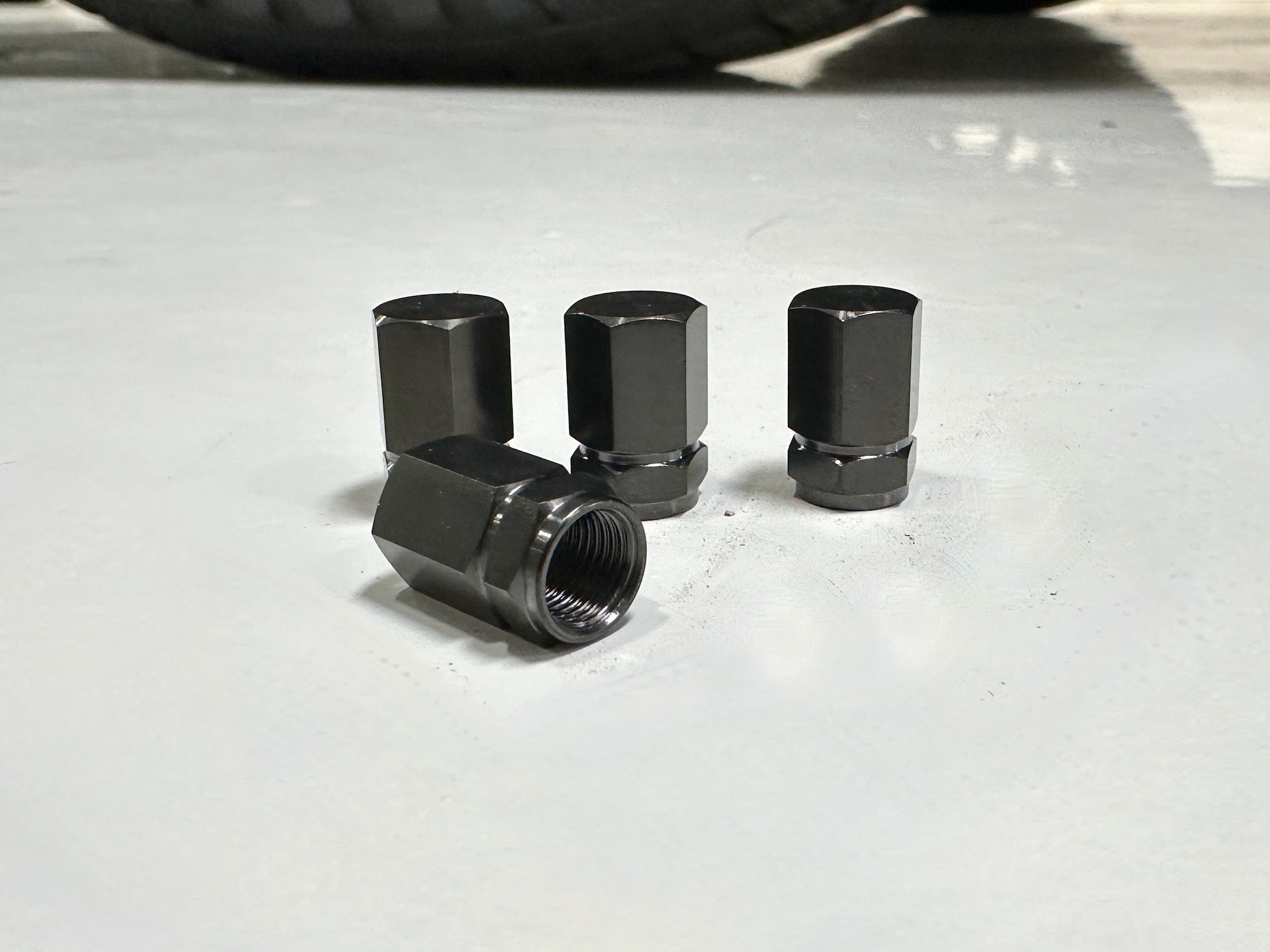 Titanium Valve Stem Caps for Tesla Cybertruck, Model Y/3 & Model S/X