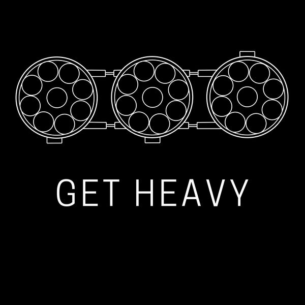 "Get Heavy" Premium Womens Slim-Fit Tee