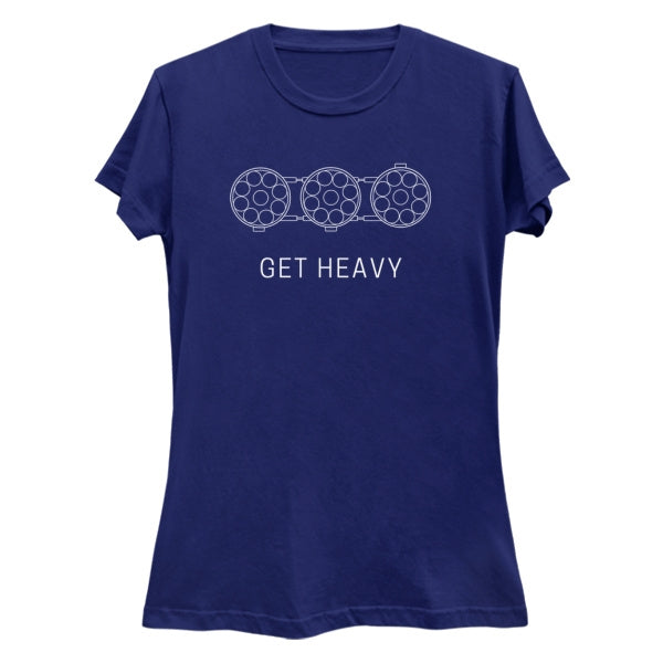 "Get Heavy" Premium Womens Slim-Fit Tee