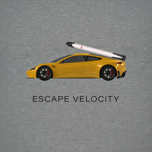 "Escape Velocity" Premium Tee (Yellow Roadster)