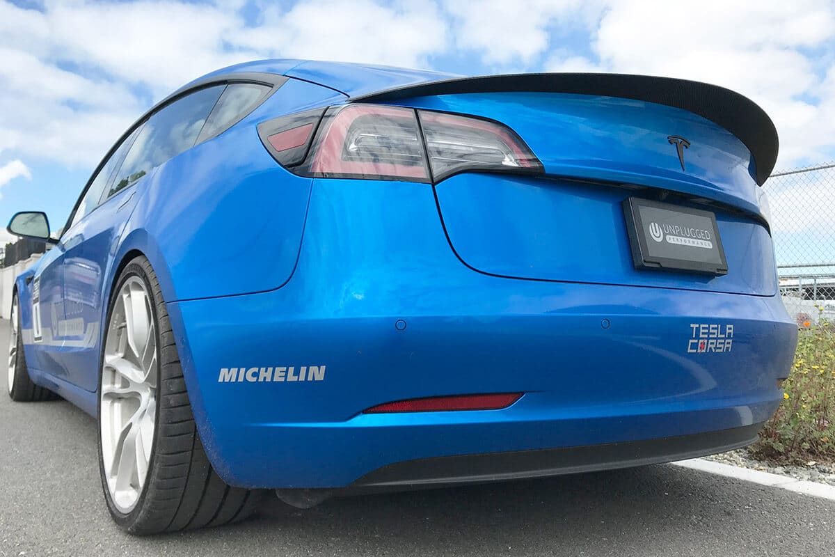 Tesla Model 3 High Efficiency Rear Spoiler by Unplugged Performance