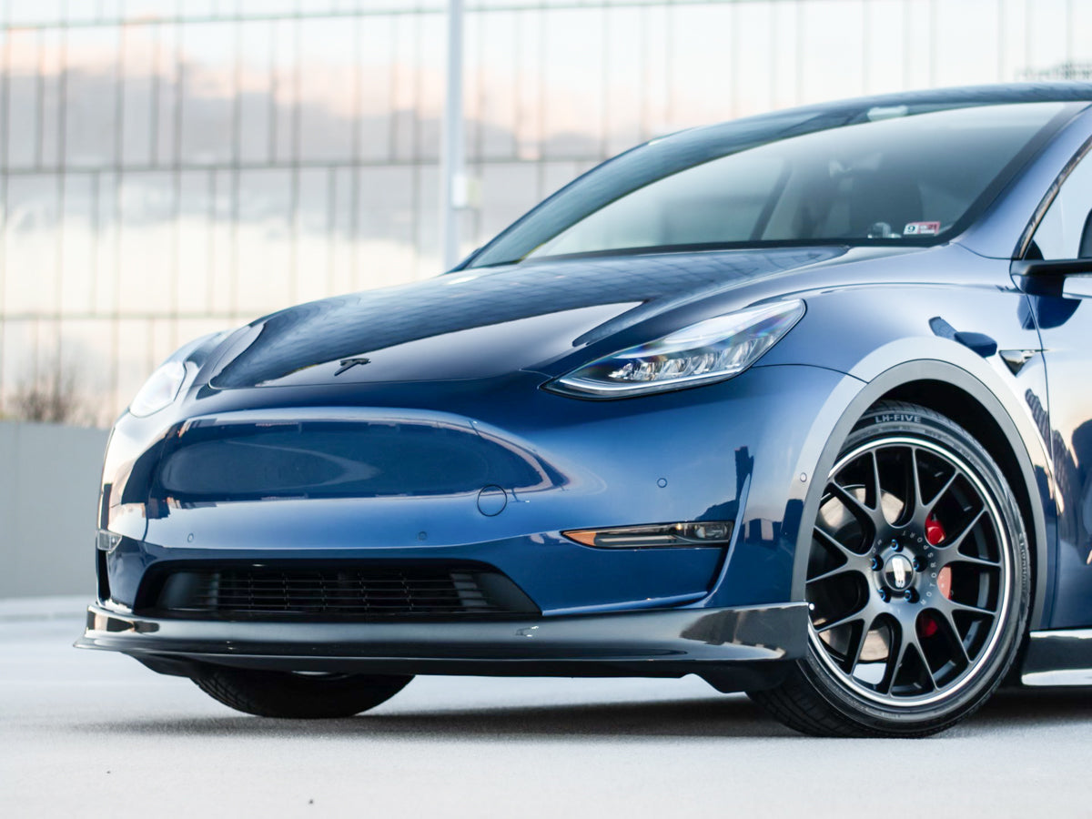Tesla Model Y Carbon Fiber Front Spoiler