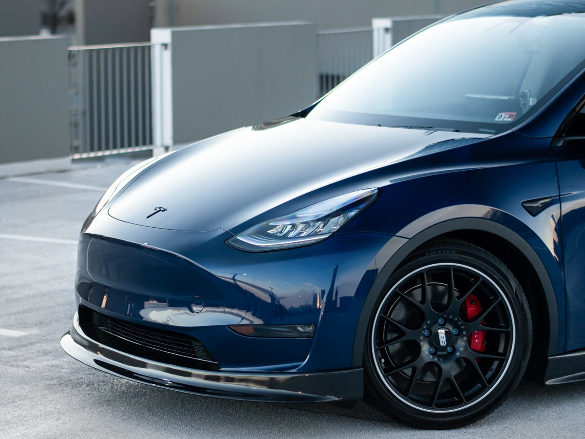 Tesla Model Y Carbon Fiber Front Spoiler