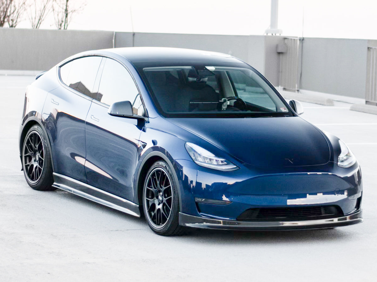 Tesla Model Y Carbon Fiber Side Skirts