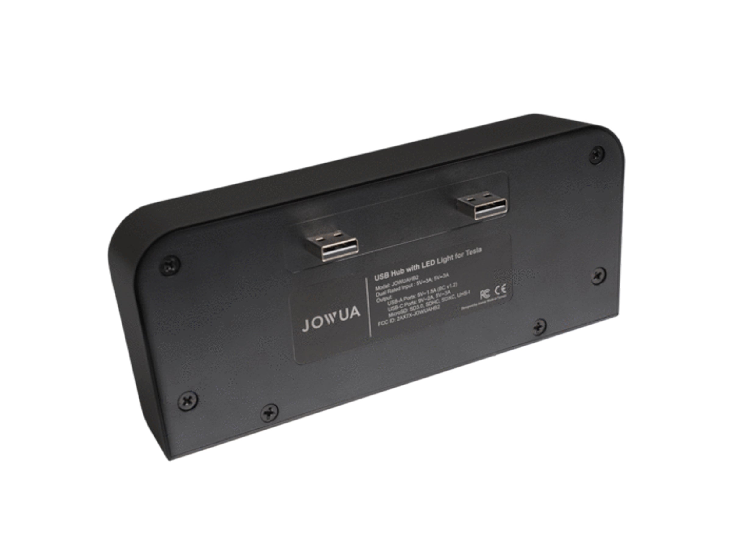 Tesla Model Y & 3 USB Hub w/ LED Light And Micro SD Slot For Sentry Mode
