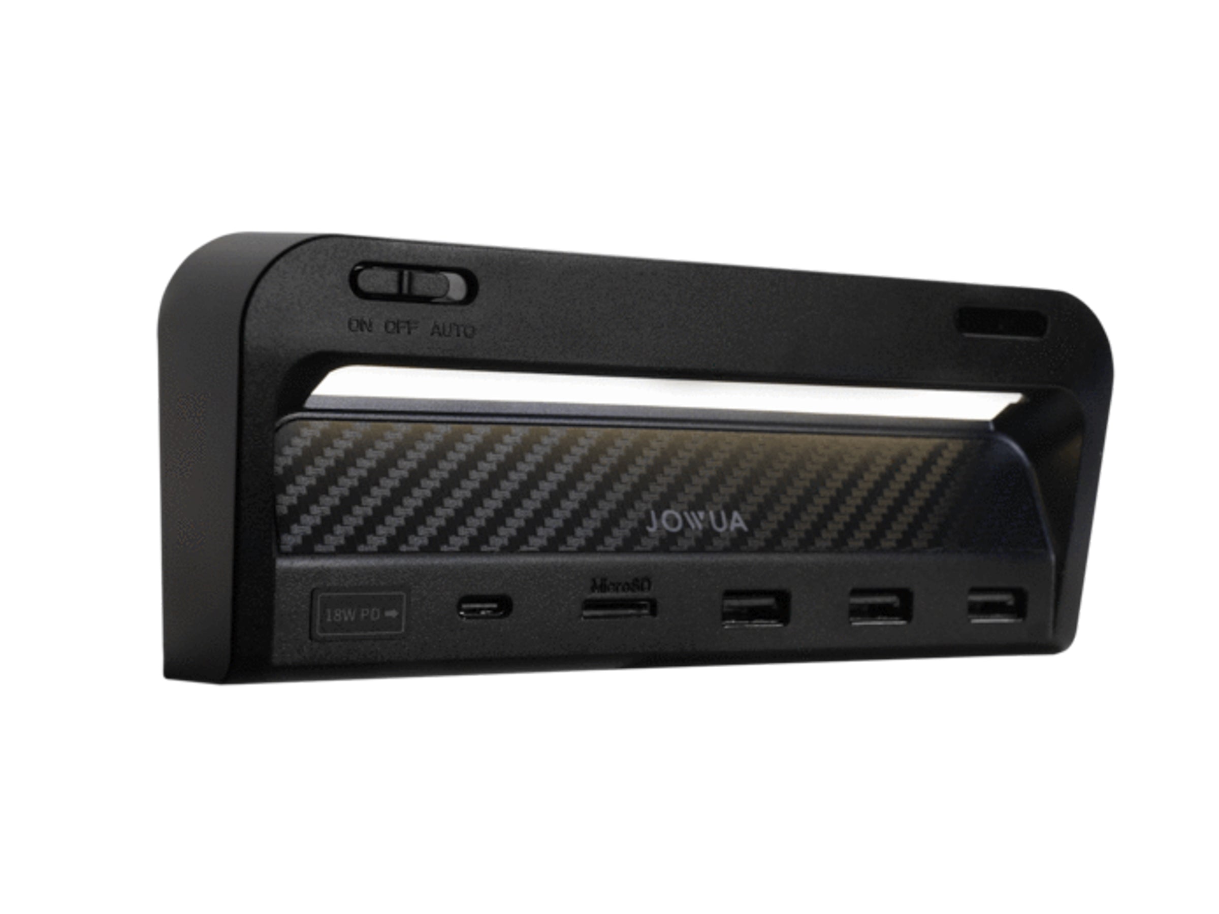 Tesla Model Y & 3 USB Hub w/ LED Light And Micro SD Slot For Sentry Mode