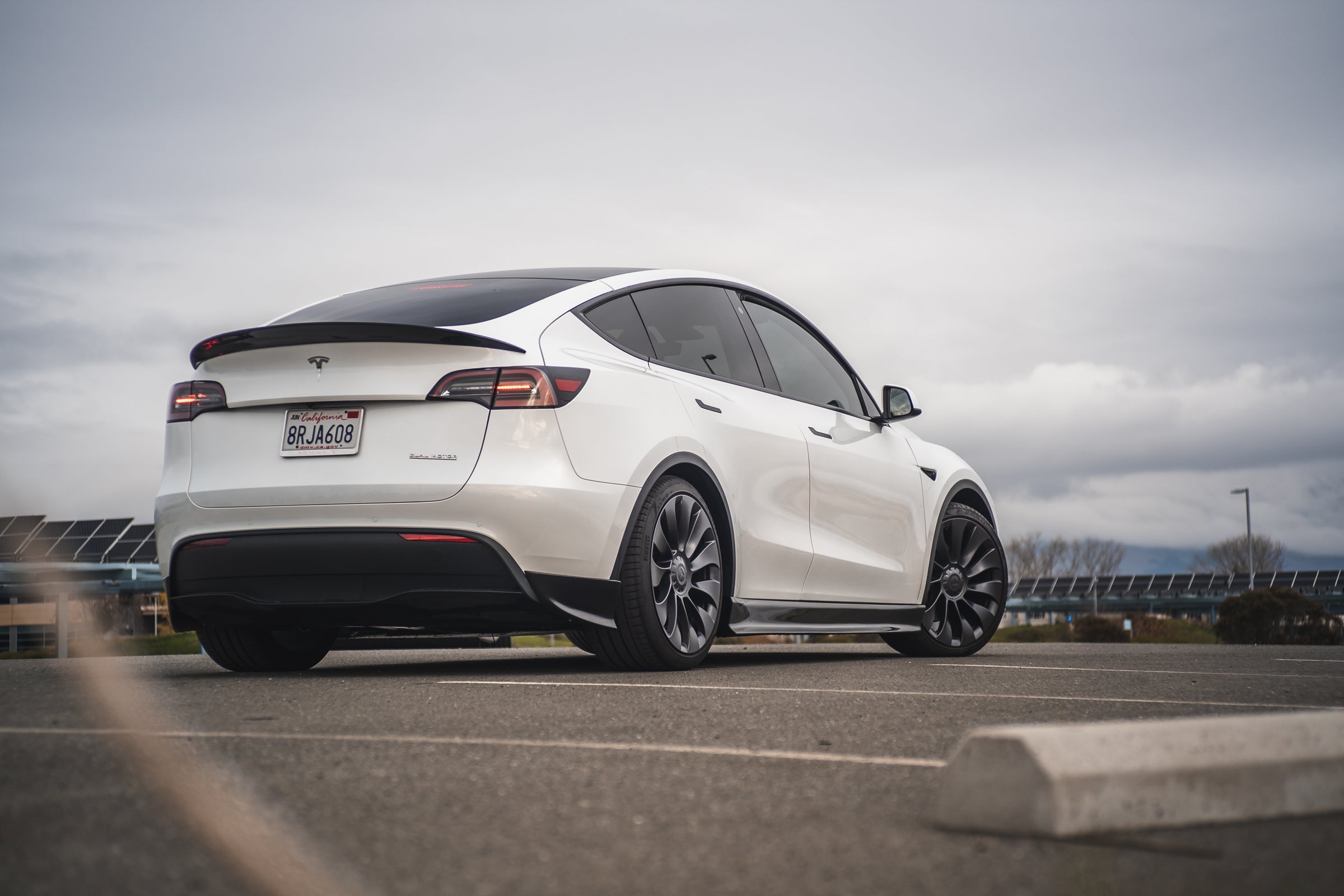 Tesla Model Y Carbon Fiber Performance Rear Spoiler