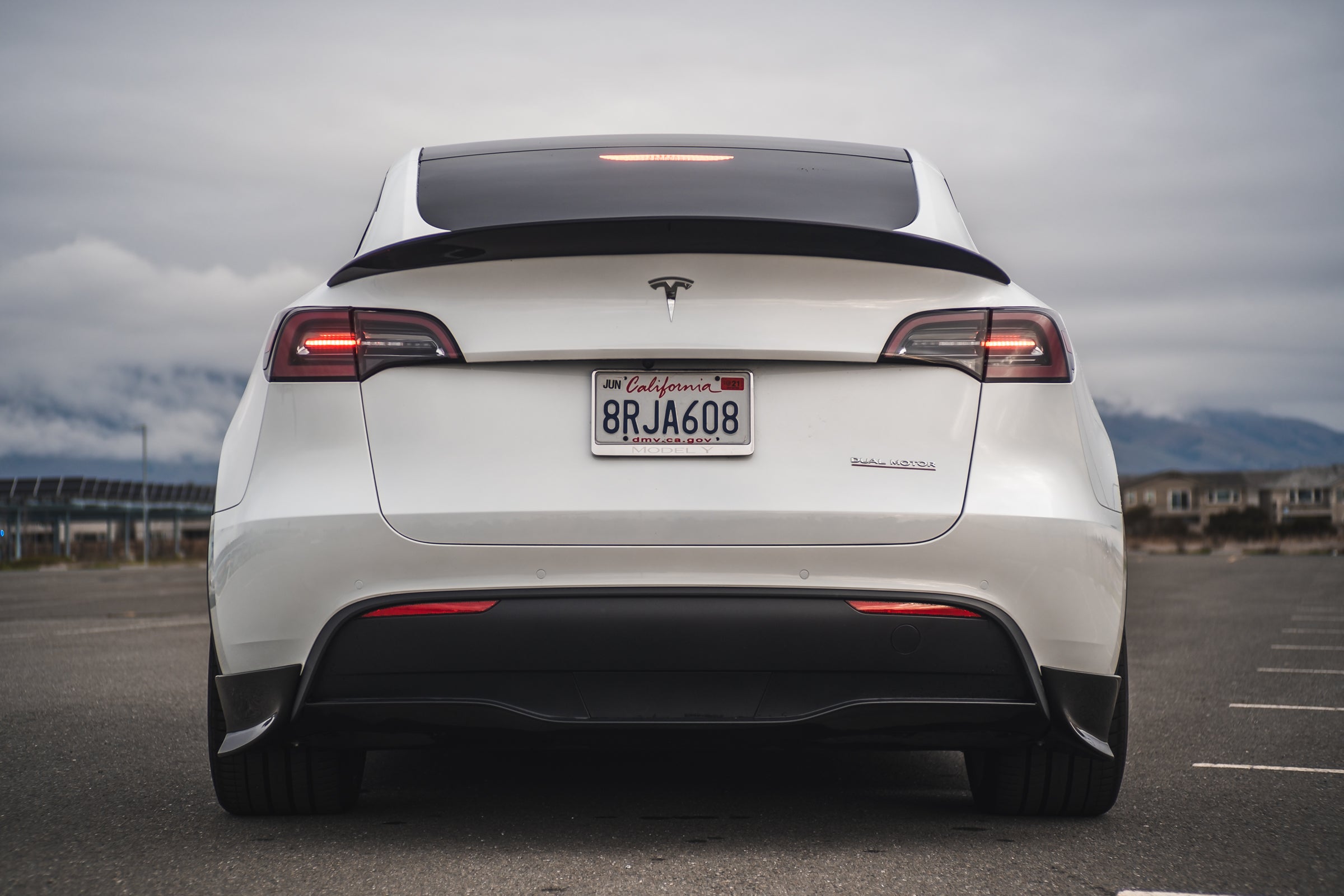 Tesla Model Y Carbon Fiber Performance Rear Spoiler