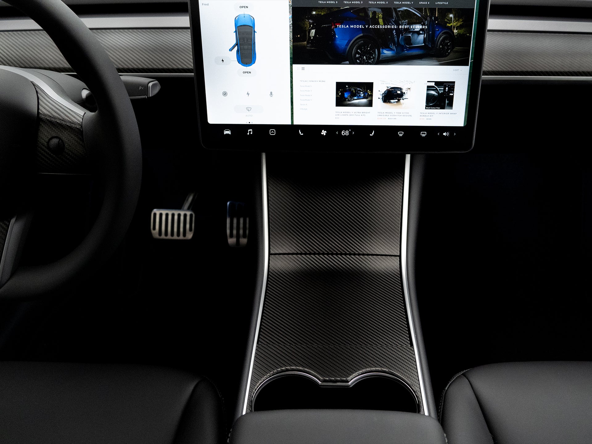 Tesla Model 3 & Y Interior Vinyl Wrap (Full Kit)